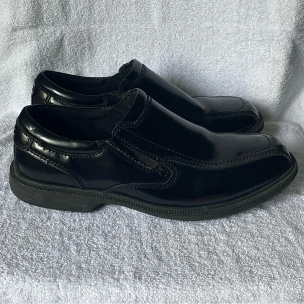 Nunn Bush‎ Kore Shoes Mens Size 9.5 Wide Black Slip On Leather Uppers